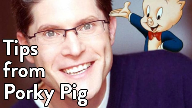 voiceover tips from Bob Bergen the voice of Porky Pig