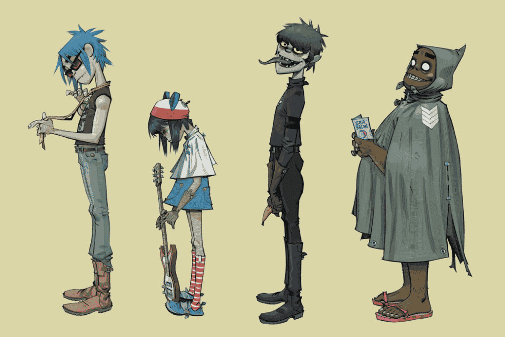 the gorillaz 2d real person