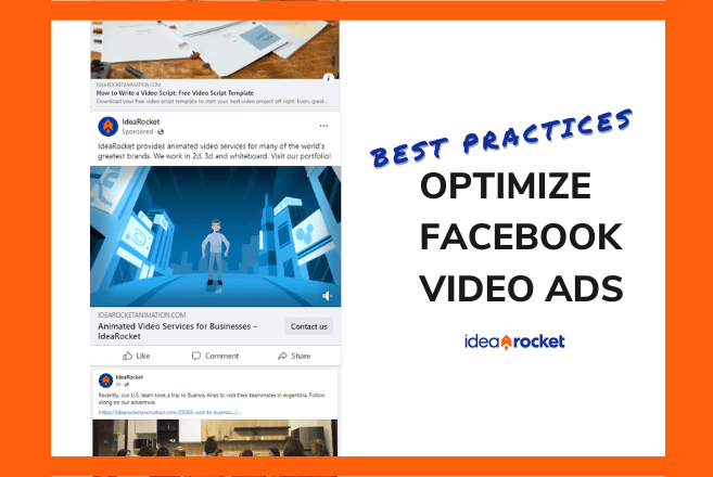best practices to optimize facebook video ads from IdeaRocket